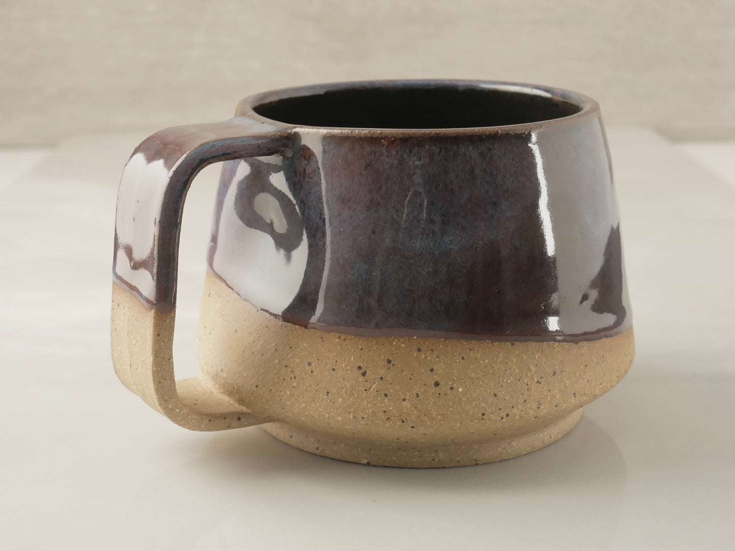 Handmade Mugs With Handle Mountain - Purpleish