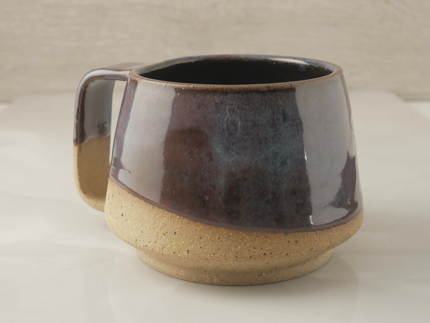 Handmade Mugs With Handle Mountain - Purpleish