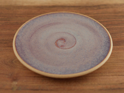 Handmade Pottery Planter - Pale Bordeaux