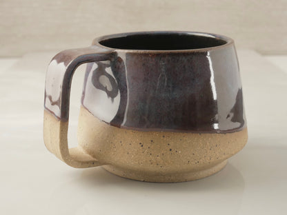 Handmade Mugs With Handle Mountain - Purpleish